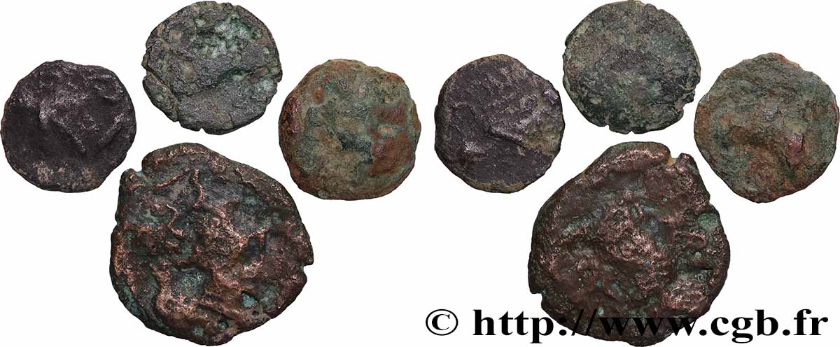 LOTS Lot de 4 monnaies gauloises LOT