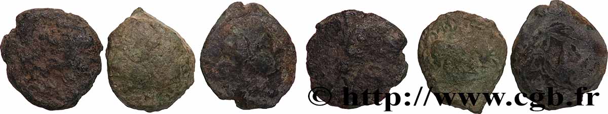 LOTS Lot de 3 monnaies gauloises LOT