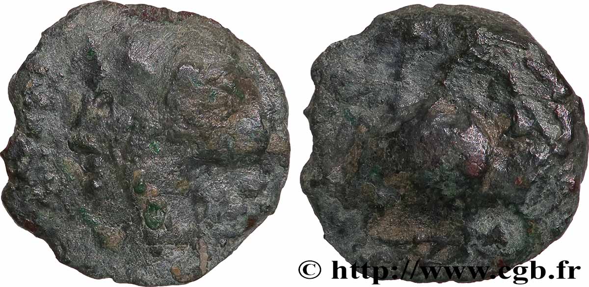 MASSALIA - MARSEILLE Petit bronze au taureau, tête à gauche TB+/TB