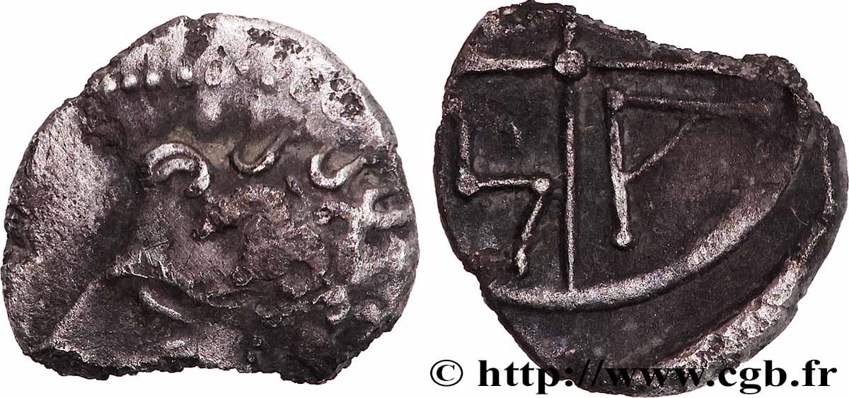 MASSALIA - MARSEILLE Obole MA, tête à gauche XF