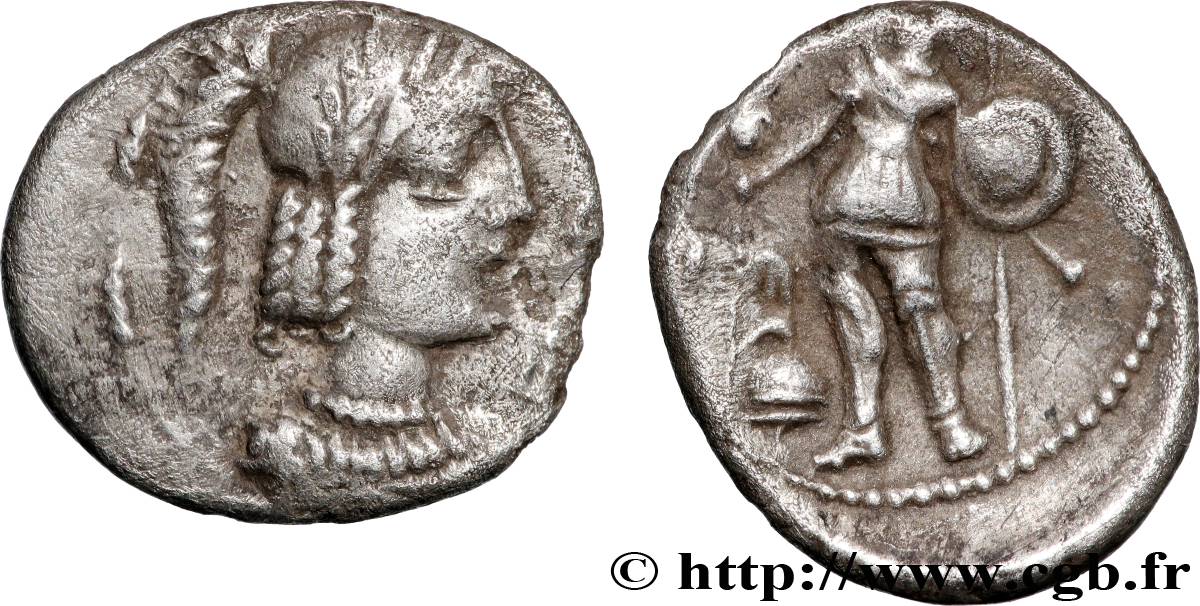 ARVERNES (Région de Clermont-Ferrand) Denier EPAD, au guerrier TTB