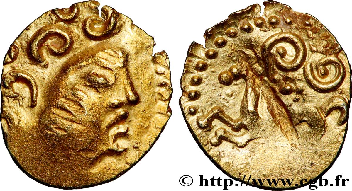 PARISII (Area of Paris) Quart de statère d’or XF
