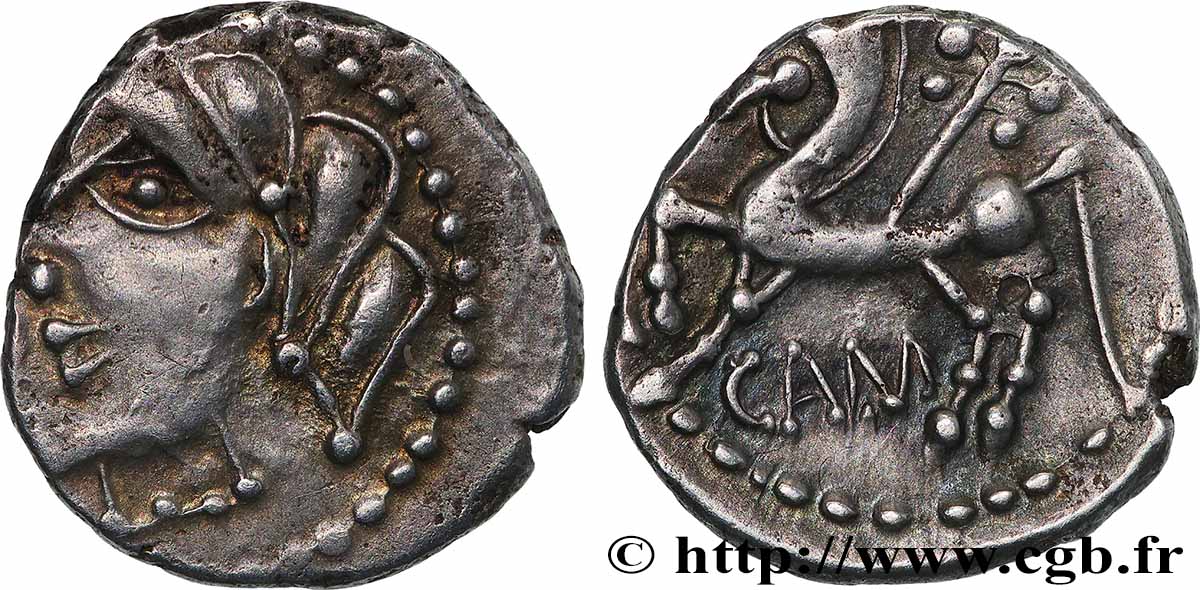 BITURIGES CUBES (Région de Bourges) Denier CAM au rameau SUP
