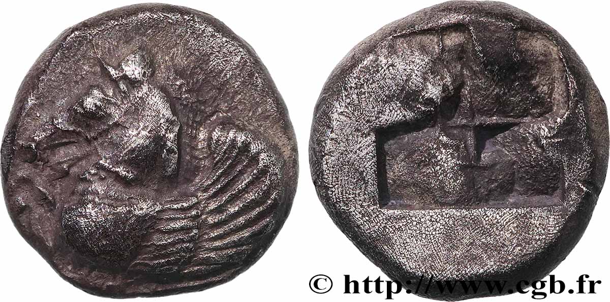 MASSALIA - MARSEILLE Hémidrachme au pégase, du type du trésor d’Auriol TTB