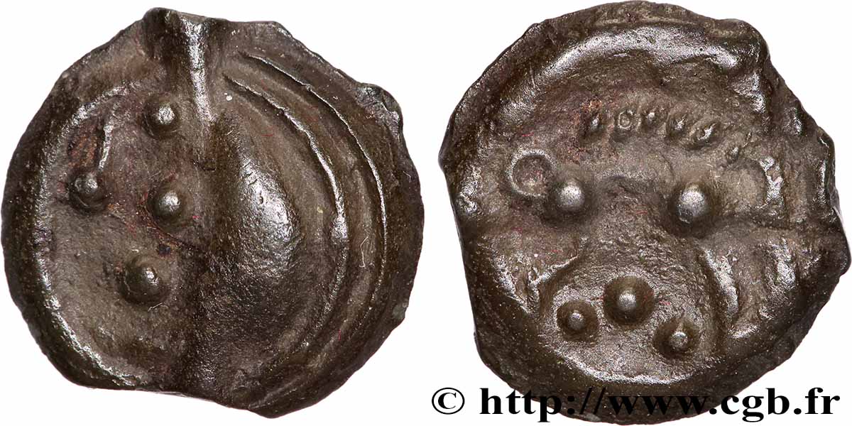 AULERQUES ÉBUROVICES (Région d Évreux) Potin au sanglier enseigne SPL/SUP