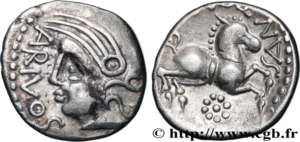 GALLIA - SANTONES / MID-WESTERN, Unspecified Denier ARIVOS / SANTONO AU