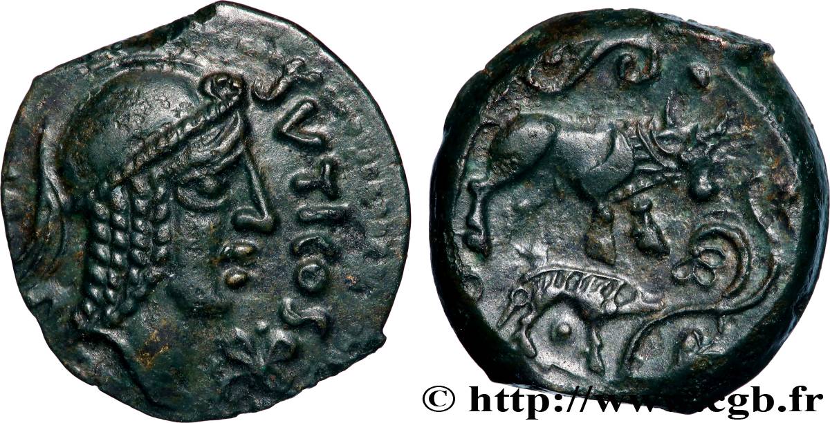 VELIOCASSES (Area of Norman Vexin) Bronze SVTICOS, classe I au taureau AU