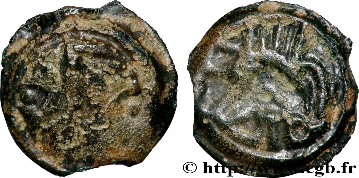 LINGONS (Région de Langres) Potin OYINDIA à la tête janiforme TB/TB+