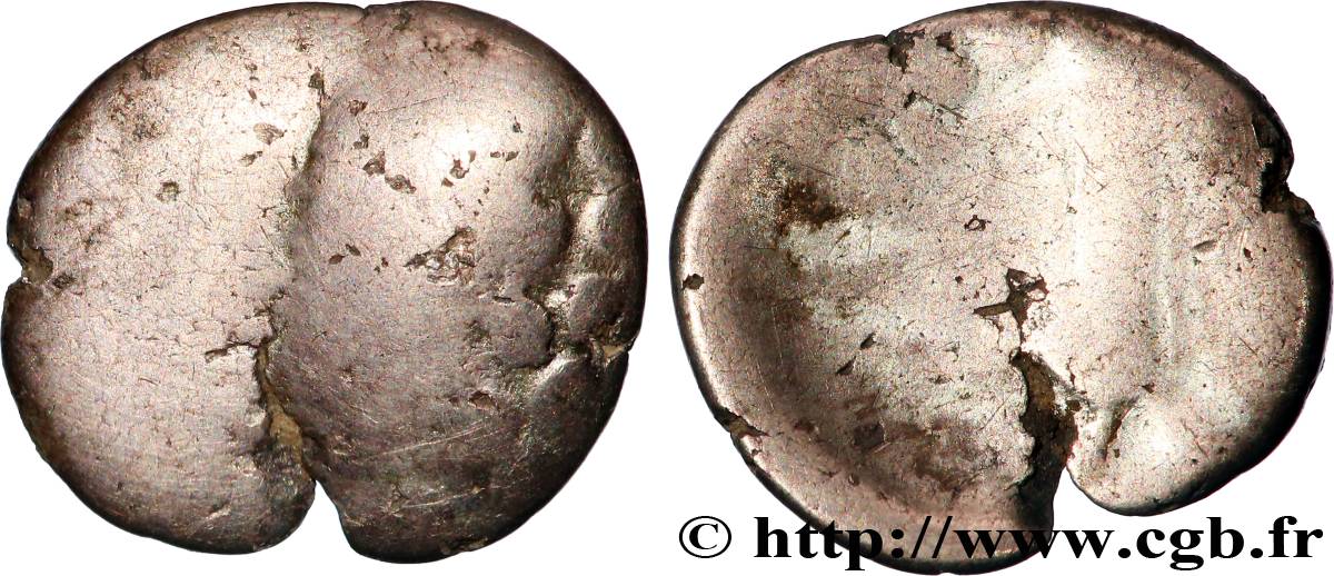 GALLIA BELGICA - MORINI (Regione di La Mancha e della Nord mare) Quart de statère au pseudo-casque B