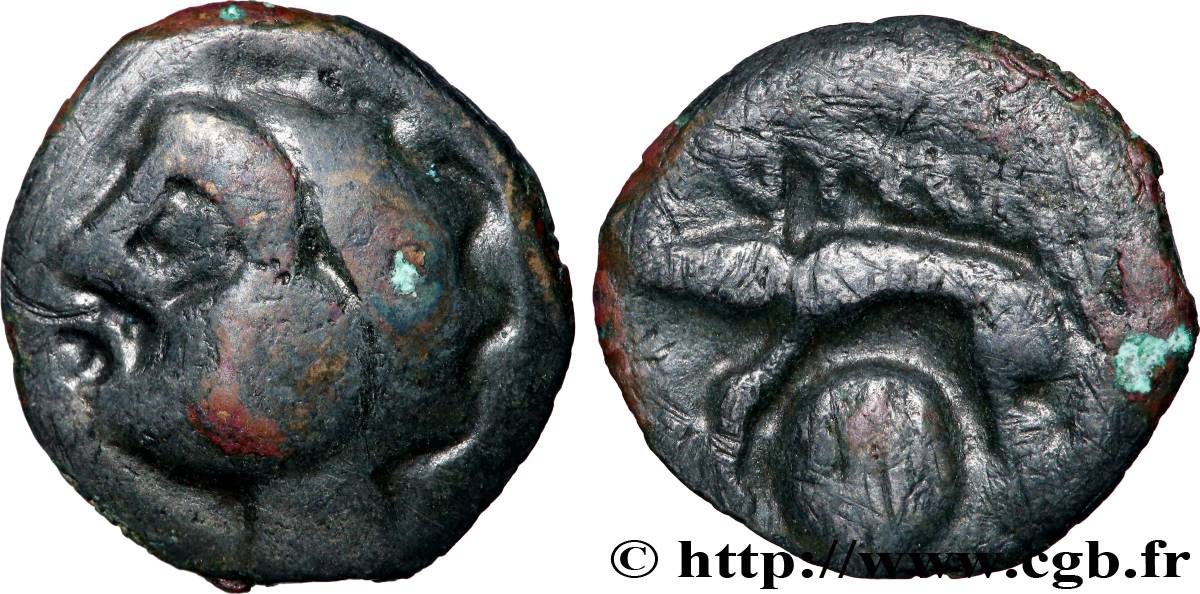 HAUTE ET MOYENNE SEINE Potin au sanglier et à la tête coupée TTB