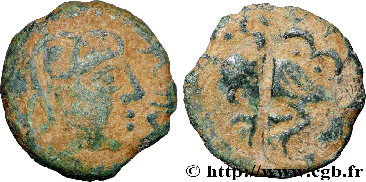 SÉNONS (région de Sens) Bronze GIAMILOS / SIINV à l’oiseau TB+