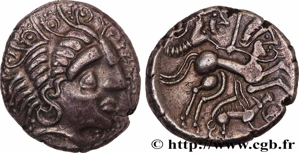 REDONES (Region die Rennes) Statère d argent au sanglier, classe II, var. 2 fVZ