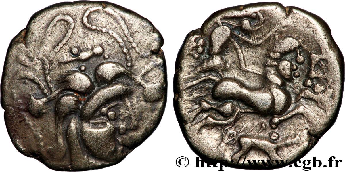 BAÏOCASSES (Région de Bayeux) Statère d’électrum aux sangliers TTB+