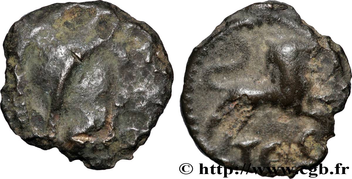 SÉQUANES (Région de Besançon) Potin TOC/TOC au lion TB+/TTB