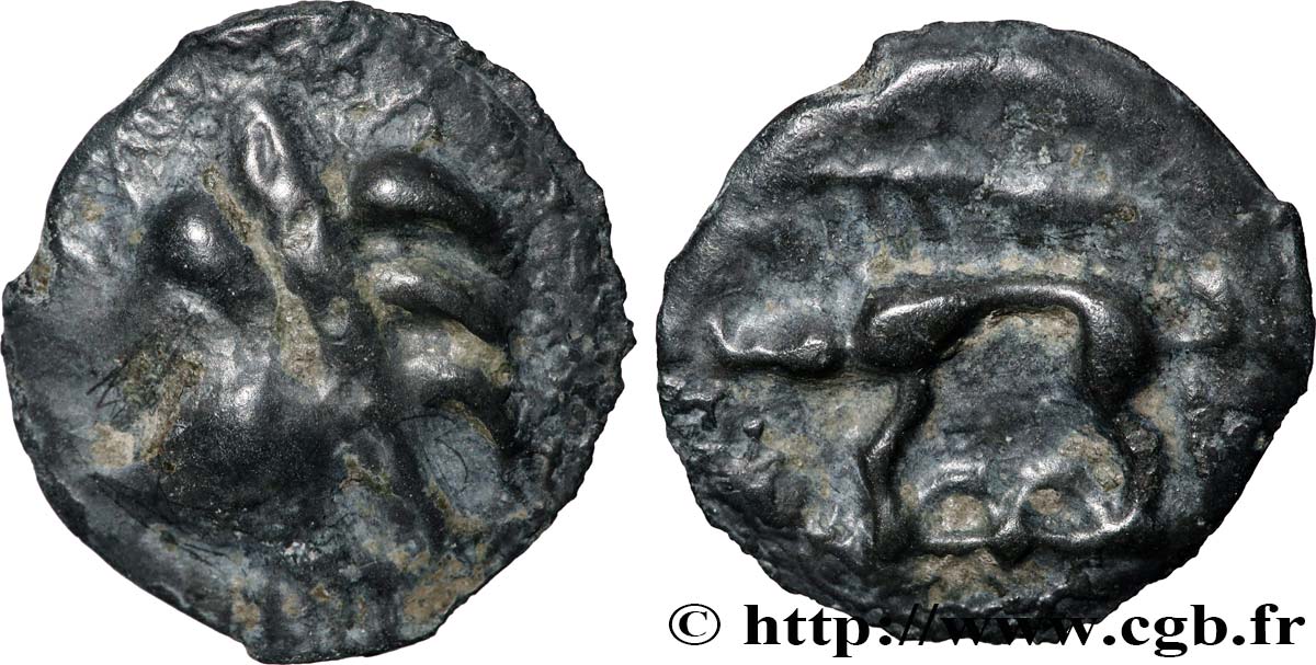 RÈMES (Région de Reims) Potin à la tête d’indien, classe Ia TTB