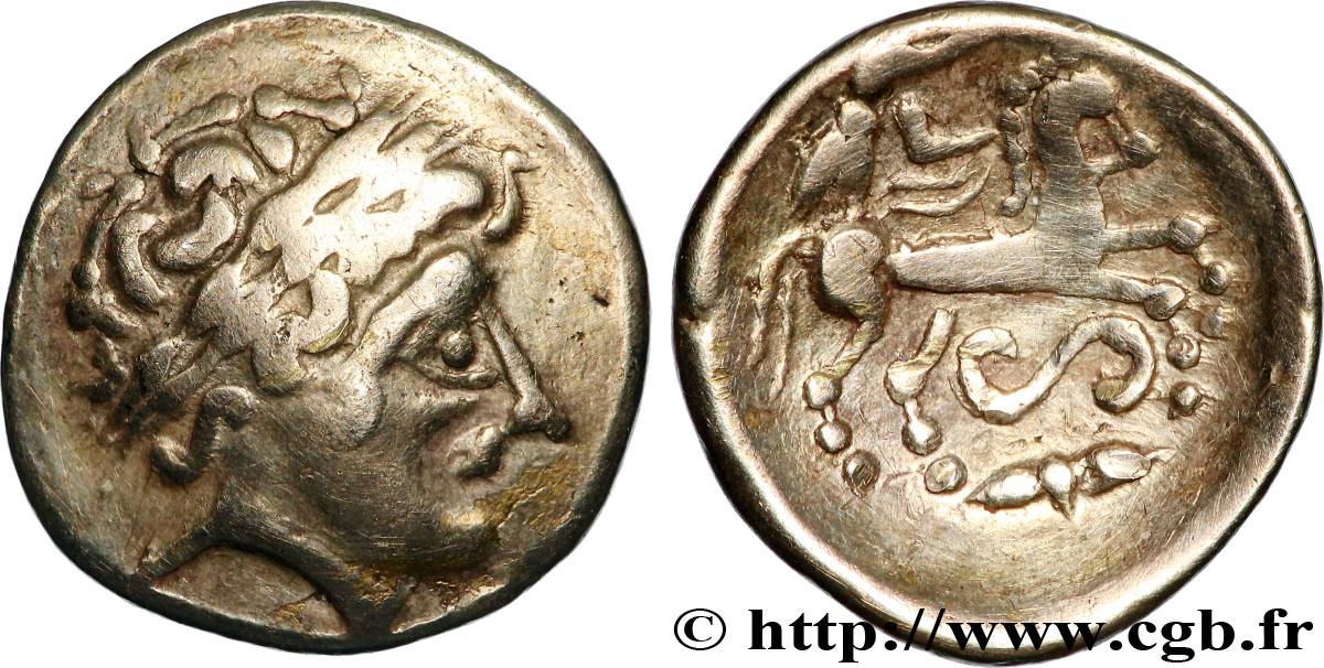 SÉQUANI - HELVETII, Unspecified (Current Switzerland) Quart de statère à l’S couché AU