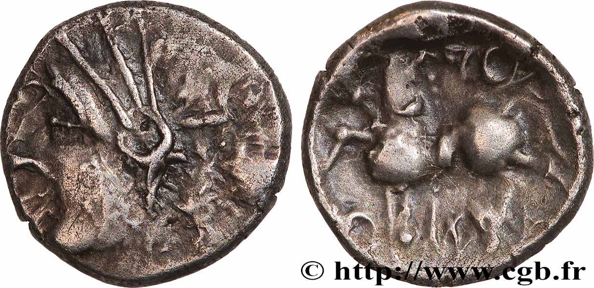 CENTRE-EST, INCERTAINES Denier hybride (?) TTB