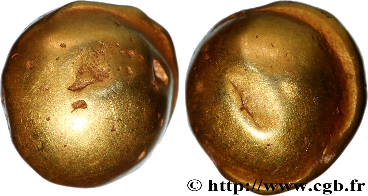 SÉNONS (région de Sens) Statère globulaire à la croix TB+