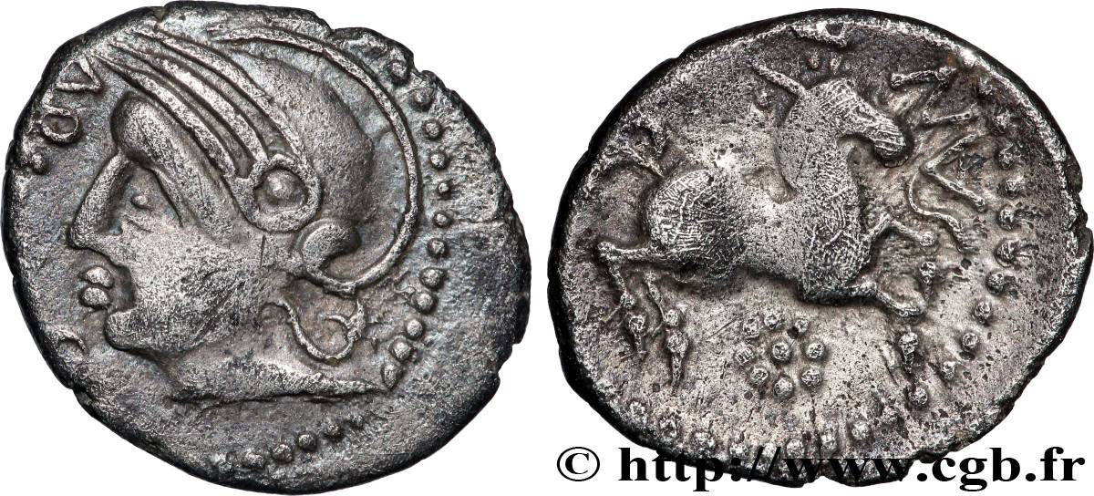 GALLIEN - SANTONES / MITTELWESTGALLIEN - Unbekannt Denier ARIVOS / SANTONO SS