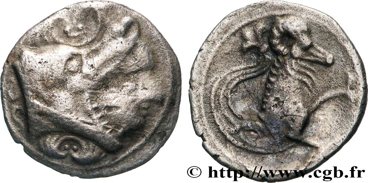 GALLIEN - MITTLEWEST, UNBEKANNT Fraction à la tête humaine dans une gueule de loup SS