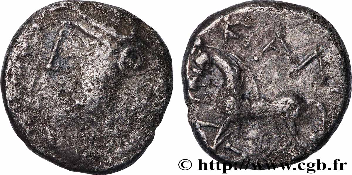 LINGONS (Région de Langres) Denier KALETEDOY à la croisette TB+/TTB