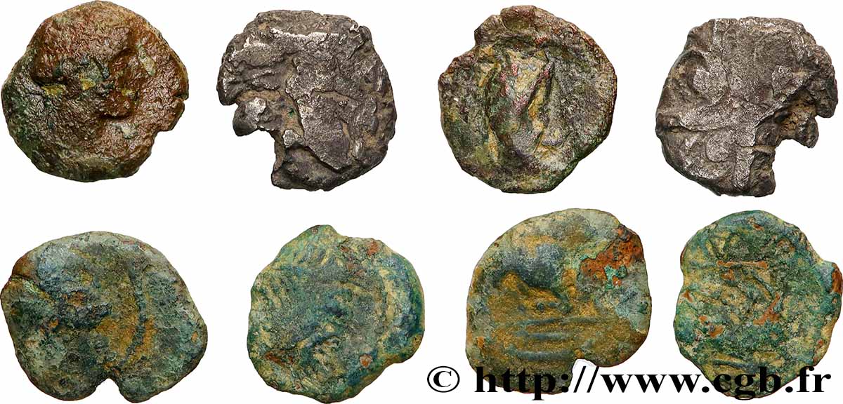 LOTS Lot de 4 monnaies gauloises LOT