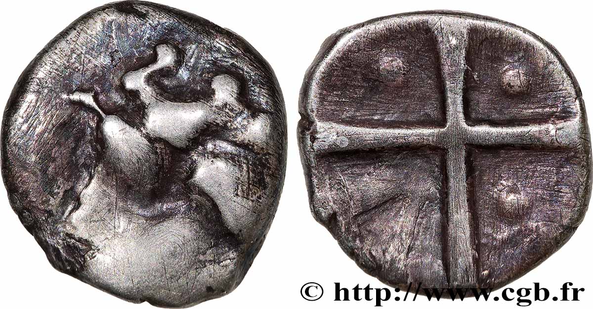 GALLIA - SOUTH WESTERN GAUL - LONGOSTALETES (Area of Narbonne) Drachme “au style languedocien” VF