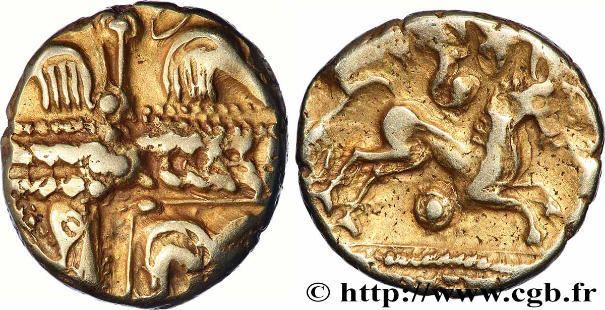BRITTANY - CATUVELLAUNI Statère d’or “Early Whaddon Chase Type” AU