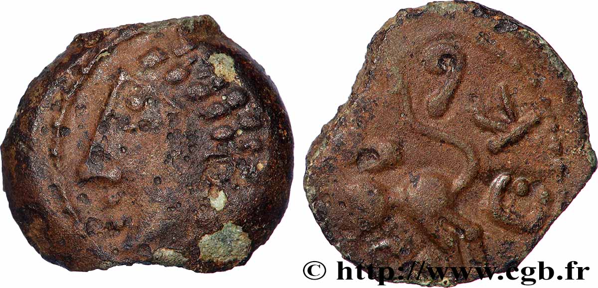 GALLIA BELGICA LINGONES (Regione di Langres) Bronze EKPITO BB