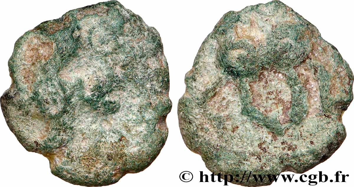 ÉBURONS (Belgique actuelle) Bronze au swastika, AVAVCIA TB