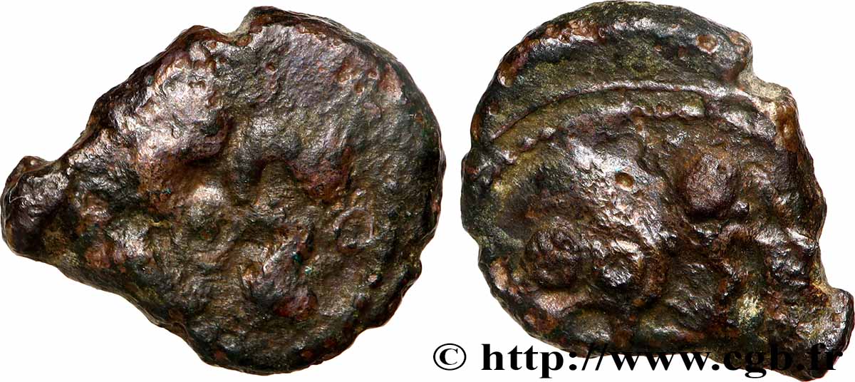 ÉBURONS (Belgique actuelle) Bronze au swastika, AVAVCIA TB