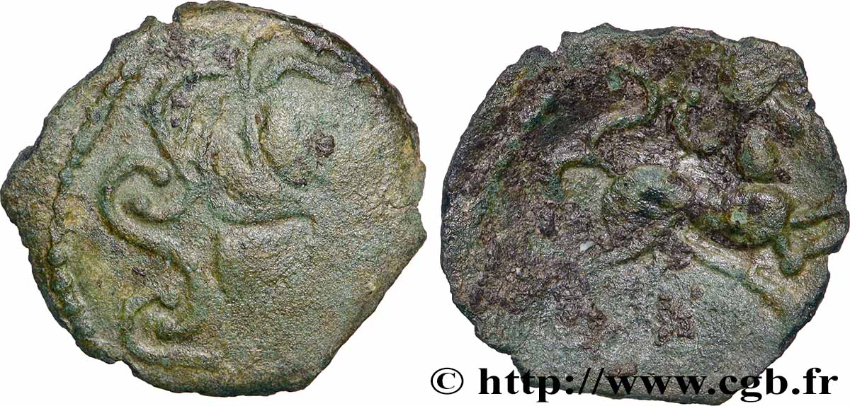 PICTONES / CENTER WEST, Unspecified Bronze au cheval androcéphale casqué VF