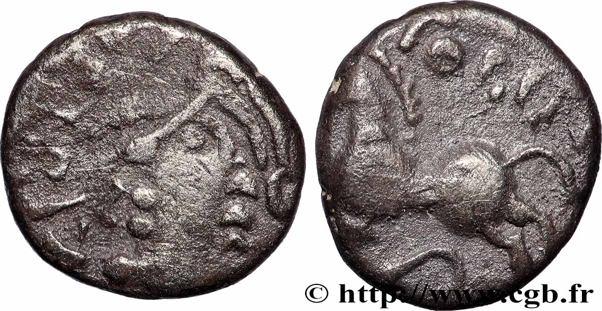 GALLIEN - BELGICA - SEQUANI (Region die Besançon) Denier TOGIRIX SS