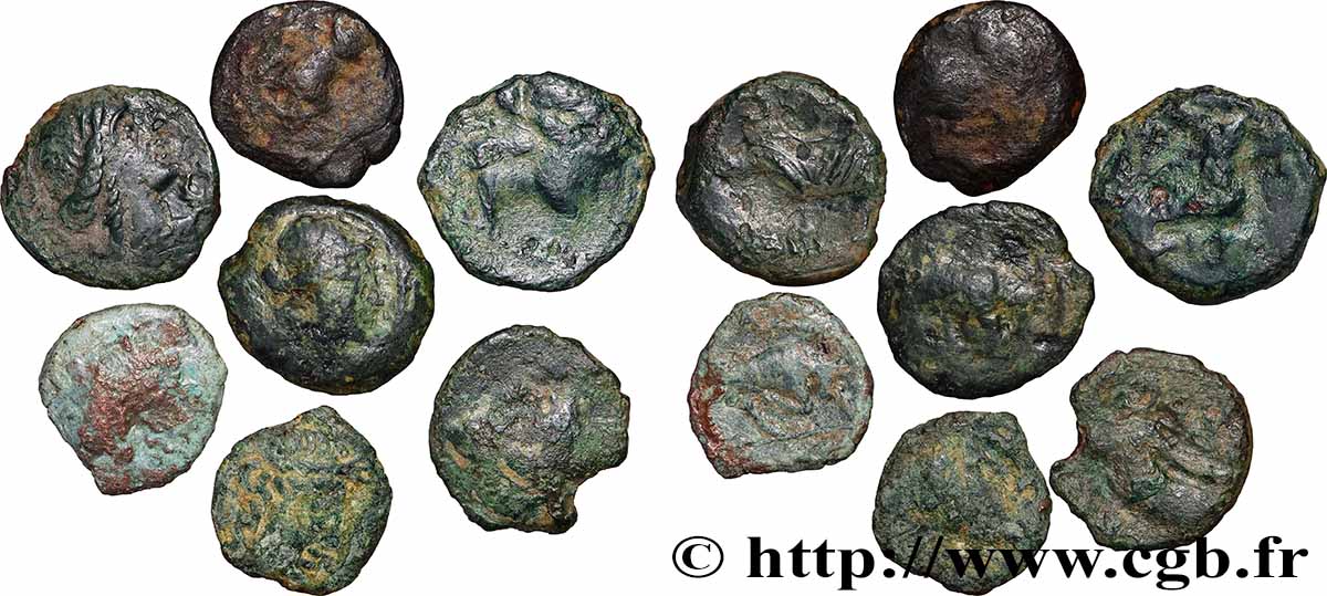 LOTS Lot de 7 petits bronzes Lot