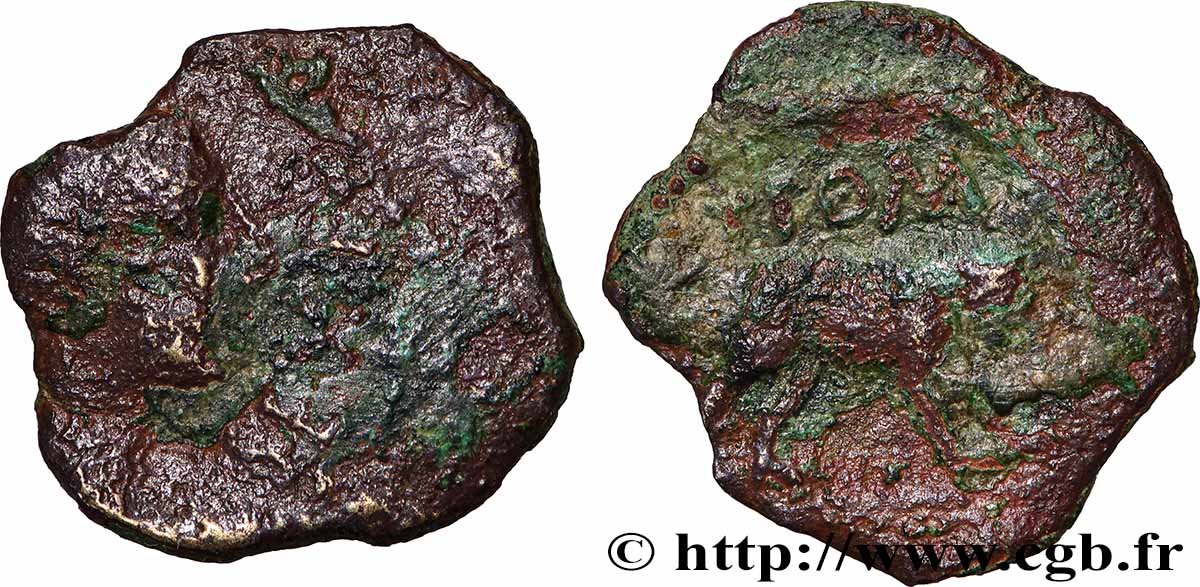 CAVARII (Area of Avignon and Orange) Bronze au taureau T.POM / SEX.F VF