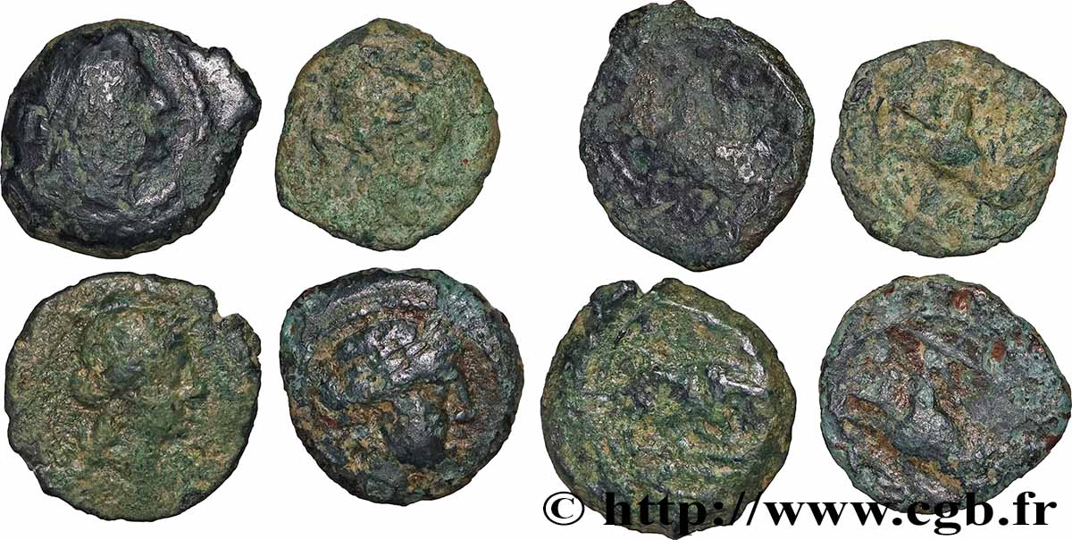 MASSALIA - MARSEILLES Lot de 4 de petits bronzes lotto