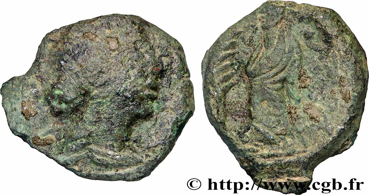 GALLIA - SUDOVESTE DE GALLIA - VOLCÆ ARECOMICI (Regione di Nima) Bronze au Démos, VOLCAE AREC q.BB