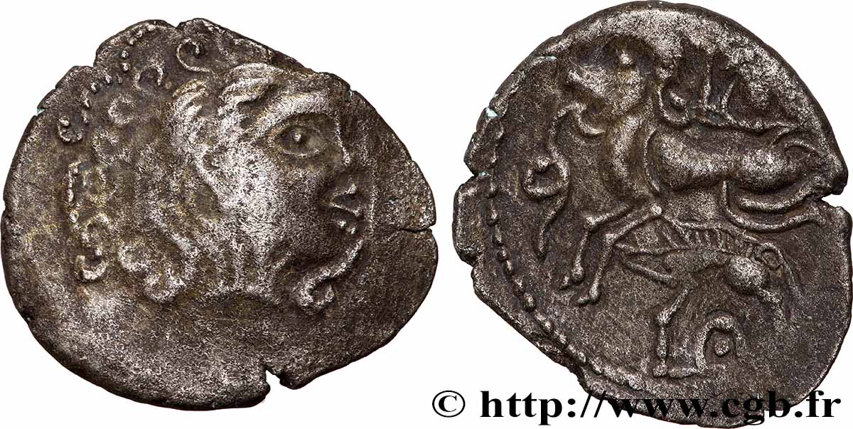 VENETI (Area of Vannes) Statère de billon, classe IV au sanglier XF/AU
