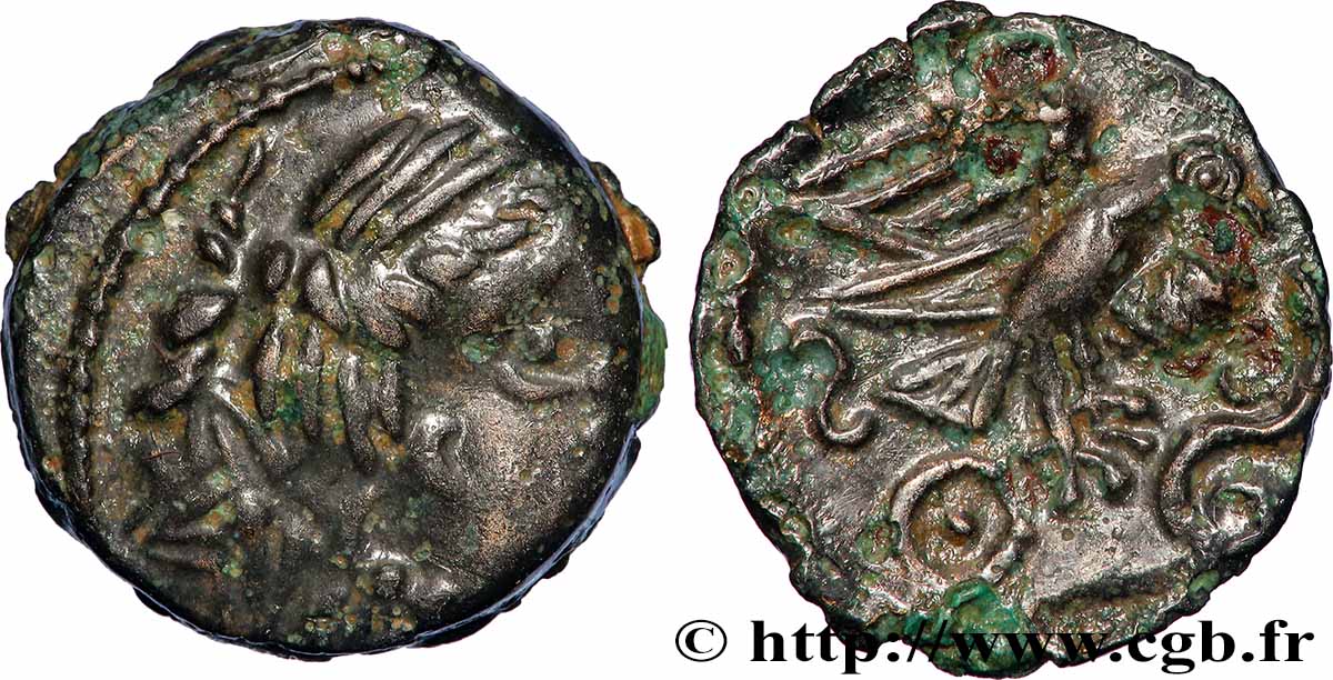 GALLIA - CARNUTES (Regione della Beauce) Bronze “à l’aigle et au serpent” q.SPL