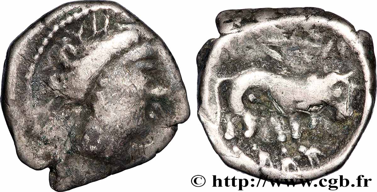 ITALIEN - TRANSPADANE - CELTO-LIGUREN “Drachme légère”, imitation de Marseille fSS