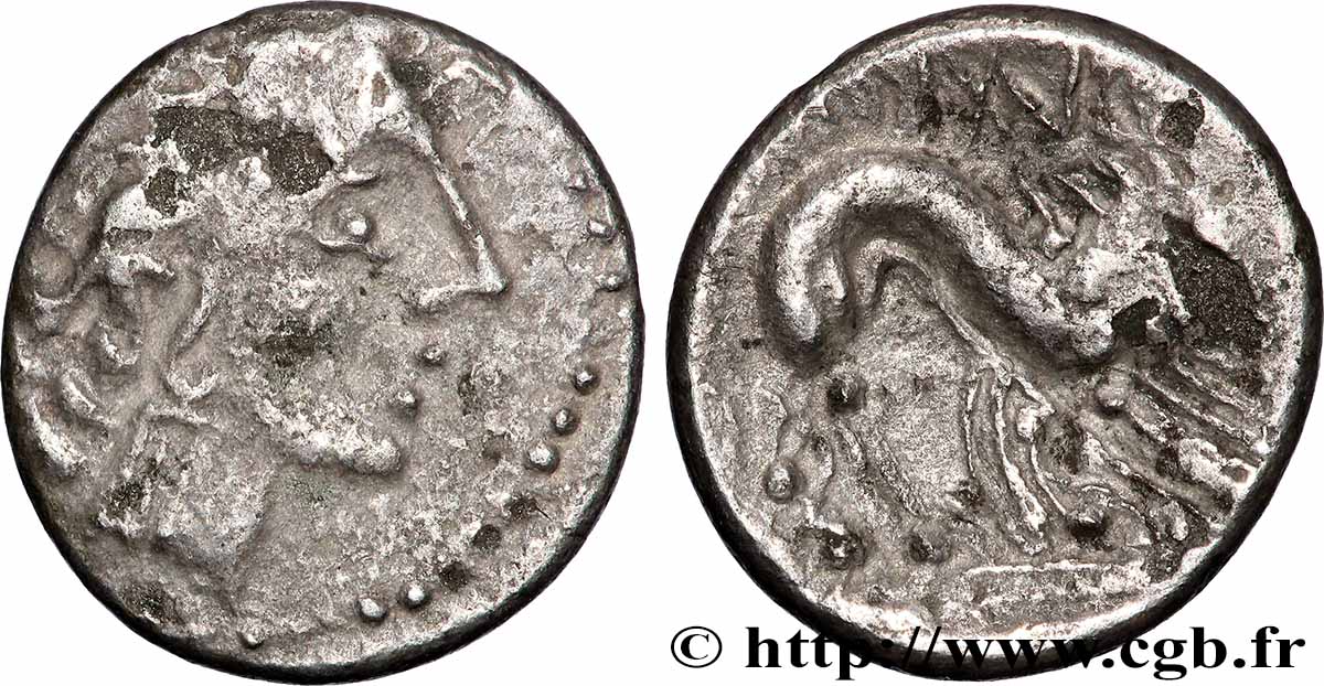 ITALIEN - TRANSPADANE - CELTO-LIGUREN “Drachme légère”, imitation de Marseille fSS