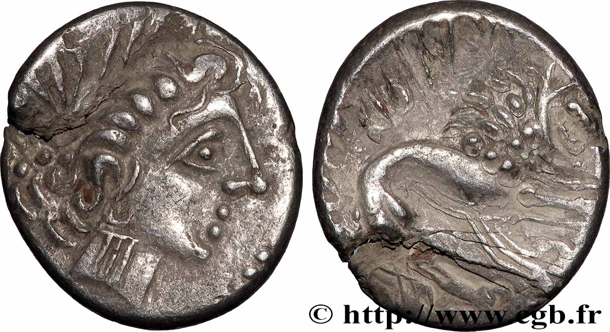 ITALY - TRANSPADANE - CELTO-LIGURES “Drachme légère”, imitation de Marseille AU