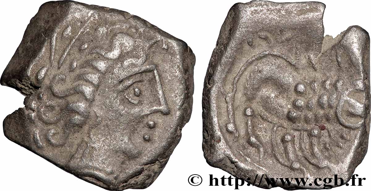 ITALY - TRANSPADANE - CELTO-LIGURES “Drachme légère”, imitation de Marseille XF