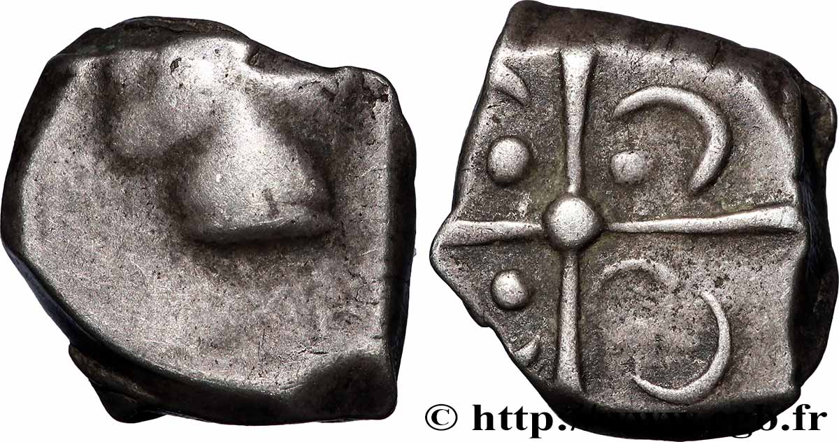 GALLIA - SOUTH-WESTERN GAUL - TOLOSATES (Area of Vieille-Toulouse) Drachme au panache, S. 75 XF