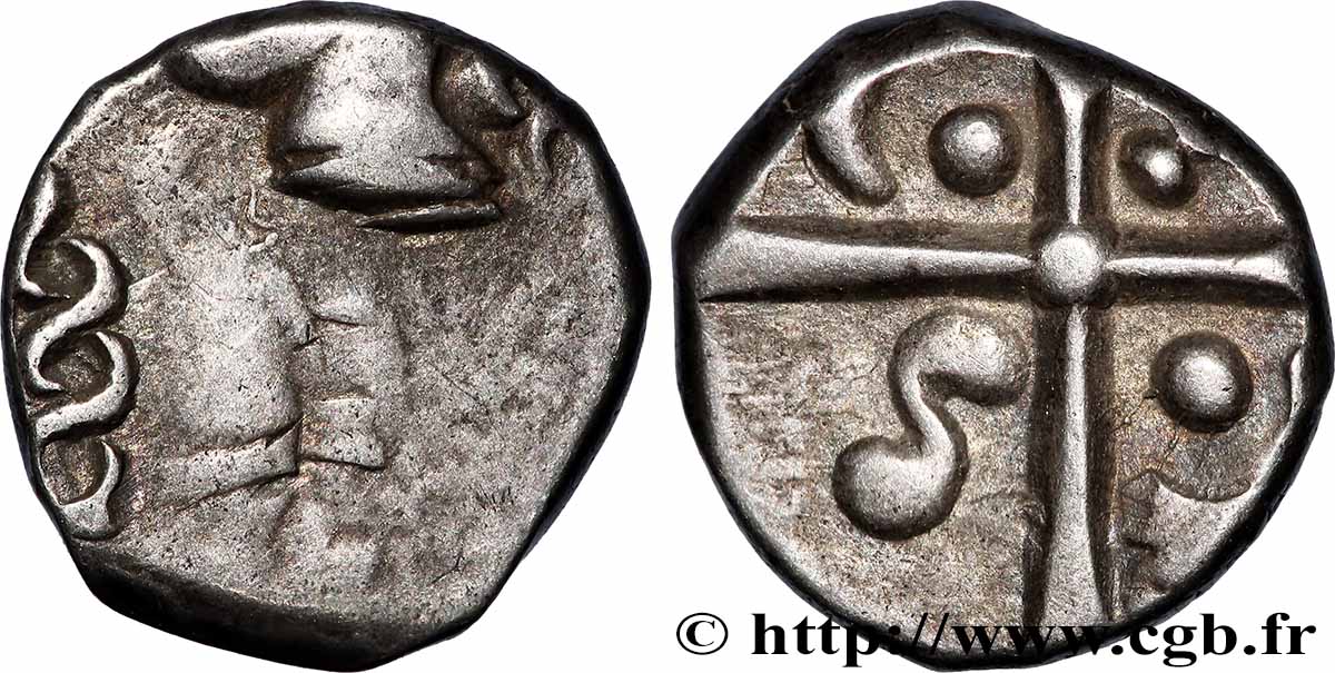GALLIA - SOUTH-WESTERN GAUL - TOLOSATES (Area of Vieille-Toulouse) Drachme au panache, S. 95, 97, 98 XF/AU