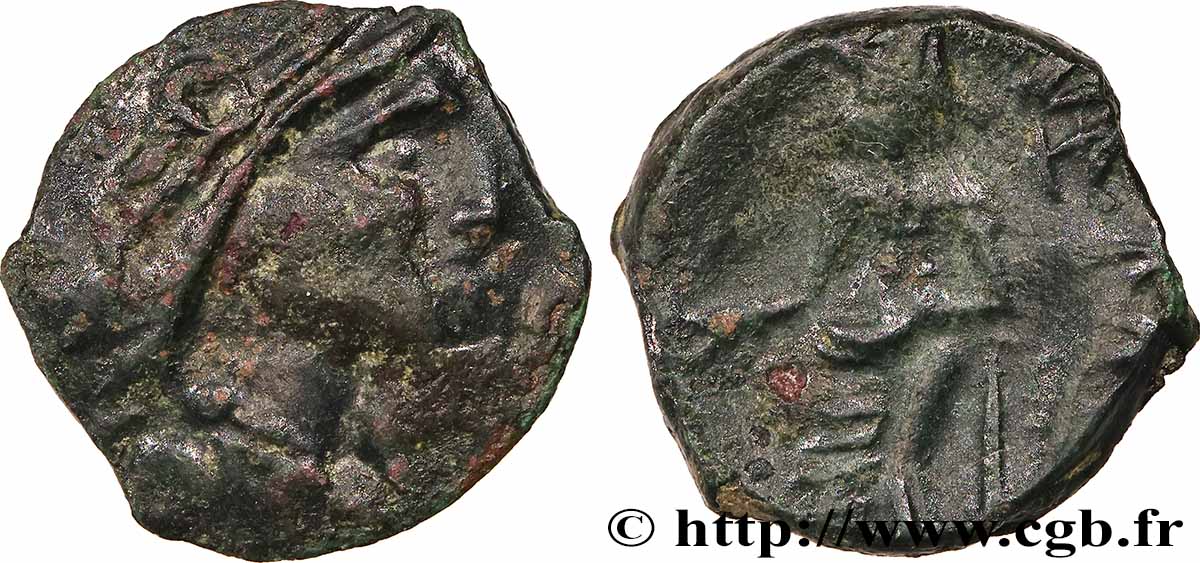 NEMAUSUS - NISMES Bronze NEM COL (semis) VF
