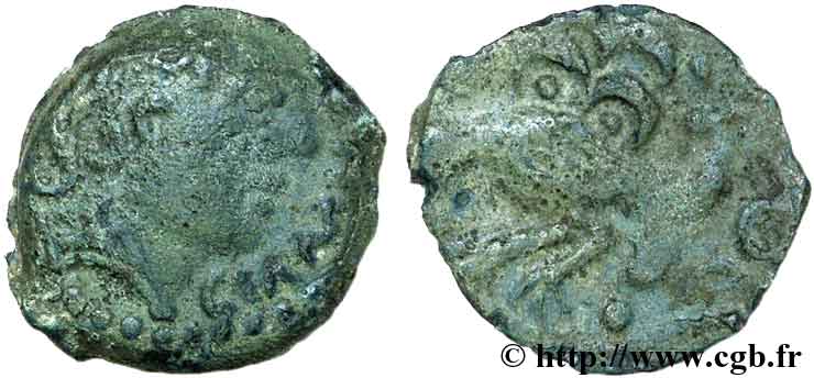 SÉNONS (région de Sens) Bronze GIAMILOS/SIINV à l’oiseau TB+