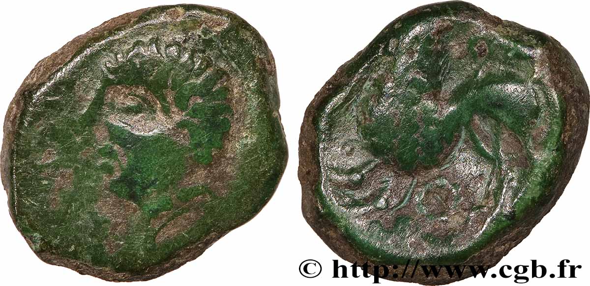 GALLIA BELGICA - REMI (Area of Reims) Bronze ATISIOS REMOS, classe II VF
