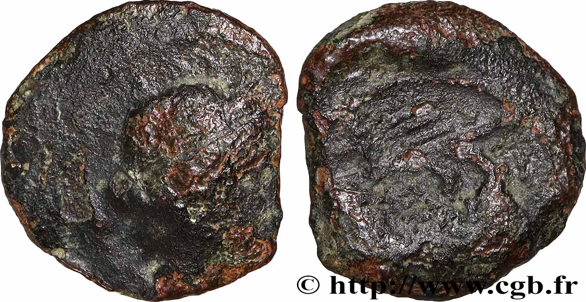 MASSALIEN - MARSEILLES Petit bronze au taureau (hémiobole ?) S/GE