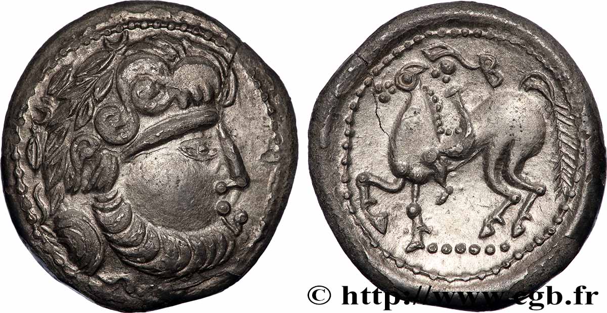 DANUBIAN CELTS - IMITATIONS OF THE TETRADRACHMS OF PHILIP II AND HIS SUCCESSORS Tétradrachme type de “B-Reiter” AU/MS